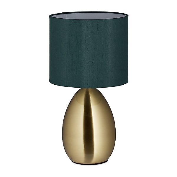 relaxdays Nachttischlampe Touch messing günstig online kaufen