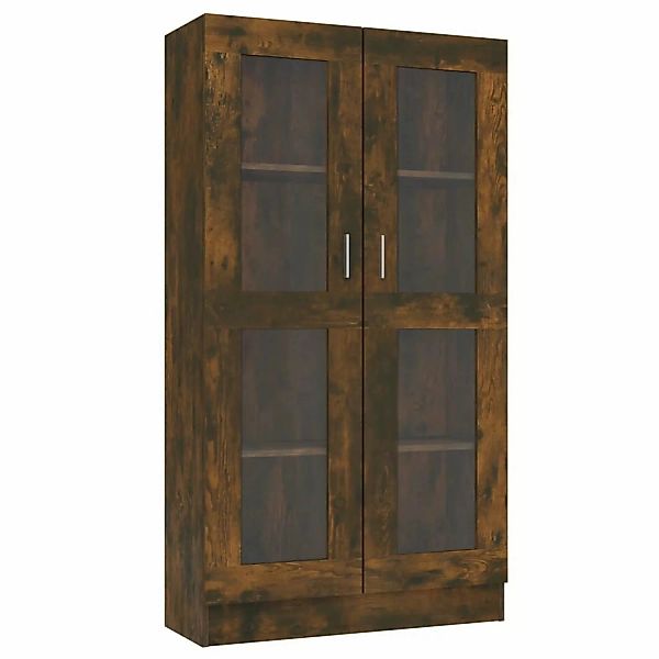 VidaXL Vitrinenschrank Räuchereiche 82,5x30,5x150 cm Holzwerkstoff günstig online kaufen