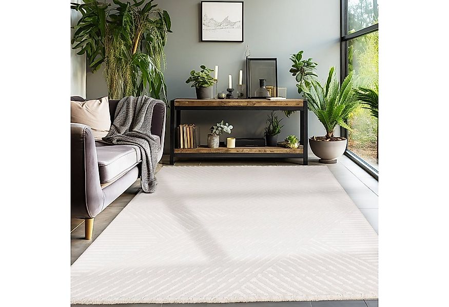 SIMPEX24 Designteppich Skandinavisches Boho Muster, Läufer, Höhe: 12 mm, Te günstig online kaufen