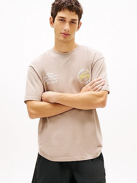 Tommy Jeans T-Shirt TJM RELAXED SIGN CIRCLE mit Markenprint günstig online kaufen