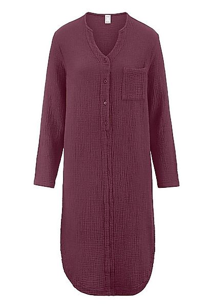 Hessnatur Nachthemd Musselin Relaxed PURE NATURE aus reiner Bio (1-tlg) günstig online kaufen