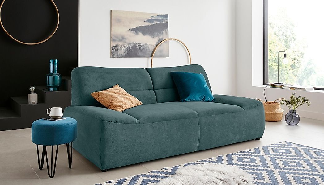 DOMO collection 2-Sitzer "Cesena modernes Sofa mit flachen Armlehnen, komfo günstig online kaufen