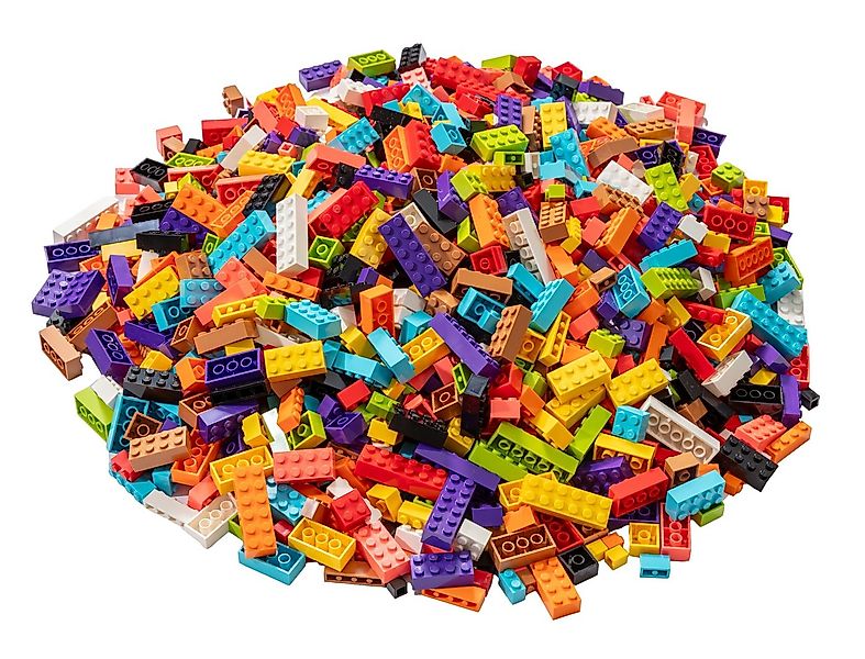 LEGO® LEGO® Steine Hochsteine Bunt Gemischt 640 gr. ca. 400 NEU! Menge 400x günstig online kaufen