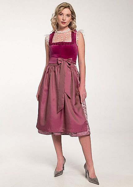 Spieth & Wensky Dirndl Gloria (1-tlg) feines Samtoberteil günstig online kaufen