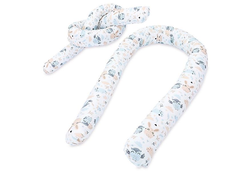 Totsy Baby Nestchenschlange XXL Bettschlange 400 cm Beige mit Sternen günstig online kaufen