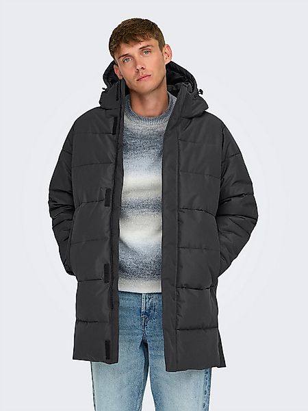 ONLY & SONS Steppjacke ONSCARL LIFE LONG QUILTED COAT NOOS OTW günstig online kaufen