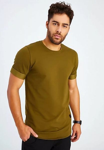 Leif Nelson T-Shirt Herren T-Shirt Rundhals LN-6368 günstig online kaufen