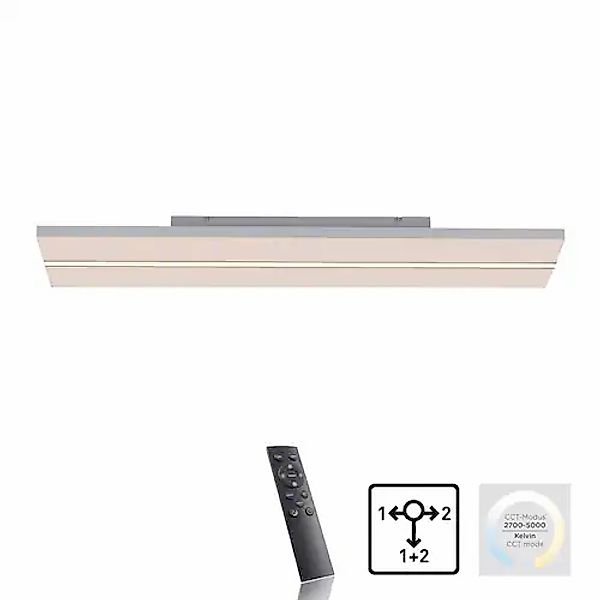 JUST LIGHT LED Deckenleuchte »EDGING« LED-Board 1 Stk. warmweiß - kaltweiß günstig online kaufen
