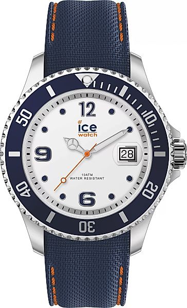 Ice Watch Ice steel - White blue - L 016772 Herrenuhr günstig online kaufen