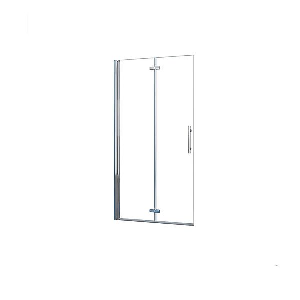 Duschparadies Walk-In Dusche 80 x 195cm 6mm Nano Glas Duschtür Falttür Dreh günstig online kaufen