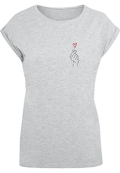 Merchcode T-Shirt Merchcode Damen Ladies K Heart Extended Shoulder Tee (1-t günstig online kaufen