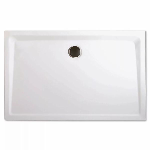 Breuer Duschwannen-Set Extraflach Classic Line Rechteck 100 cm x 90 cm Weiß günstig online kaufen