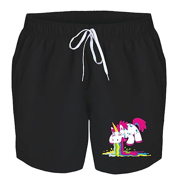 deinshirt Badehose Badehose Kotzendes Einhorn Integrierter günstig online kaufen