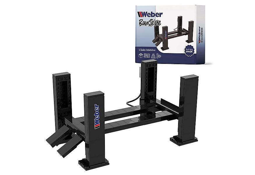 Weber GmbH Bausteine 4 Säulen Hebebühne Werkstatt Garage ab 6 Spielbaustein günstig online kaufen