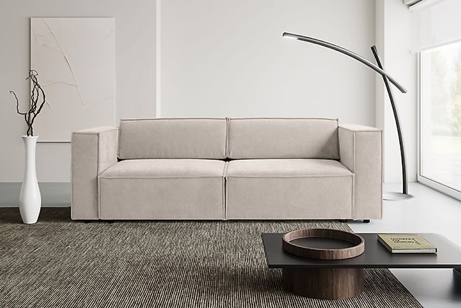 WERK2 Schlafsofa »Kansas Breite 252 cm, mit extragroßer Liegefläche 202x152 günstig online kaufen