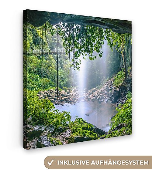 OneMillionCanvasses® Leinwandbild Dschungel - Regenwald - günstig online kaufen