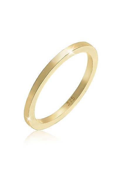 Elli Premium Fingerring Ehering Basic 375 Gelbgold, Ehering günstig online kaufen
