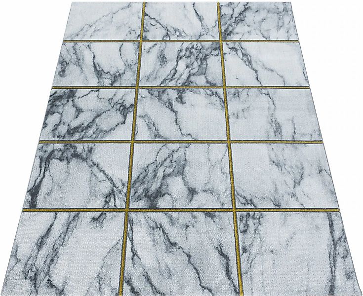 Ayyildiz Teppiche Teppich »NAXOS 3816«, rechteckig, 12 mm Höhe, Läufer, Mar günstig online kaufen
