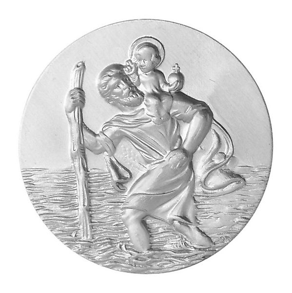 PistolaPeppers Amulett Alu Plakette Heiliger Sankt Christophorus Relief 38 günstig online kaufen