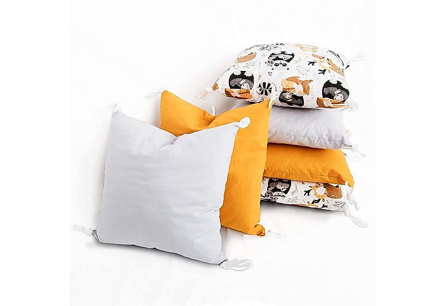 Amilian Bettnestchen 210 cm (6 Polster ca. 35 x 35 cm) Bettumrandung - Umra günstig online kaufen