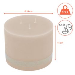 Spetebo Stumpenkerze (Packung, 1-tlg., mit 3 günstig online kaufen