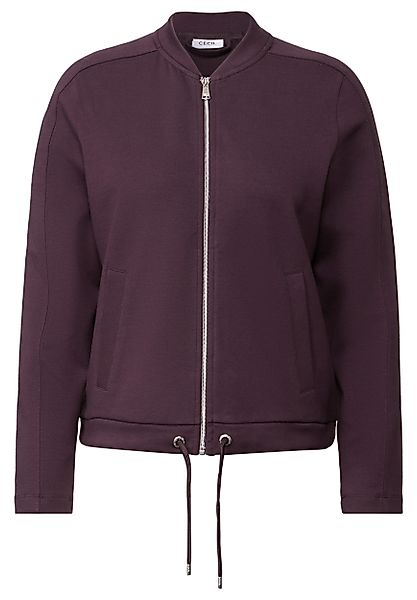 CECIL Sweatjacke Sweat Blouson with Strings günstig online kaufen