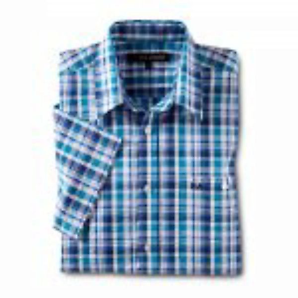 Maritimes Seersuckerhemd, grün günstig online kaufen