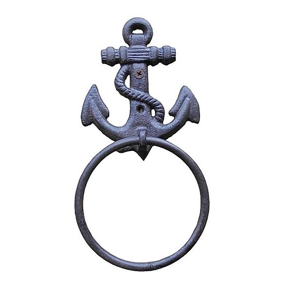 Deko-Impression Handtuchring Maritimer Handtuchhalter Ring Anker. Wandhandt günstig online kaufen