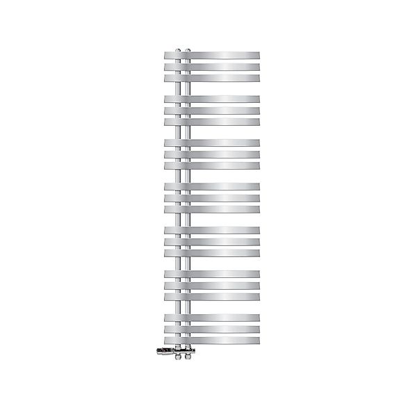 LuxeBath Badheizkörper Iron EM 500x1600 mm Chrom Thermostat Durchgang günstig online kaufen
