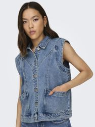ONLY Jeansweste ONLKENNEDY SL DNM WAISTCOAT günstig online kaufen