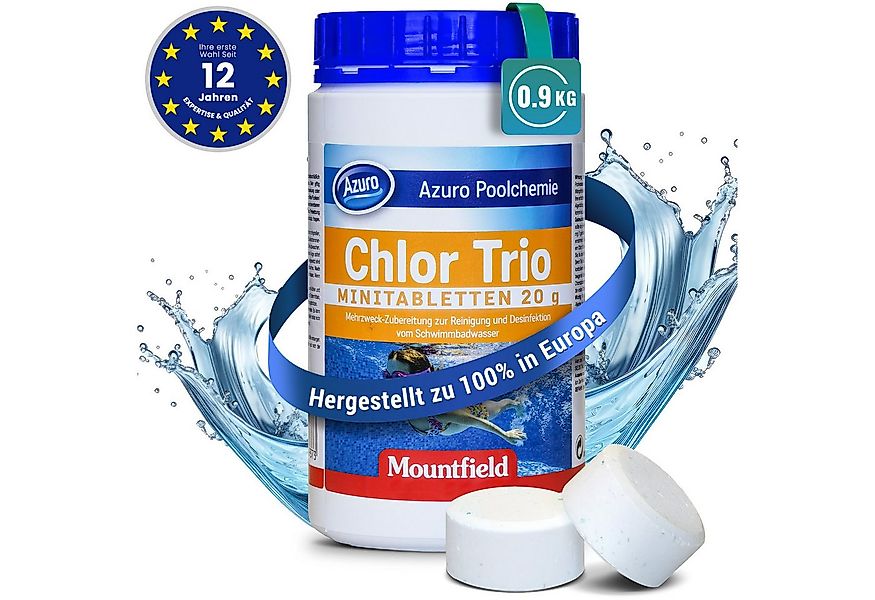 Azuro Chlortabletten Mini Chlor Tabs 20g langsamlöslich Minitabletten, 0.9K günstig online kaufen