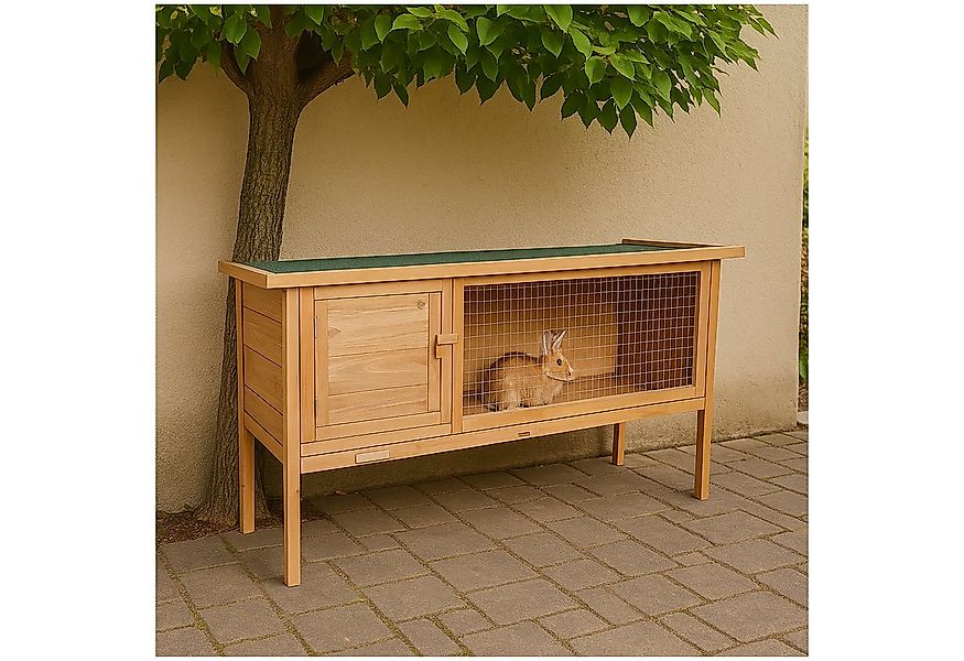 HTI-Living Kleintierstall Hasenstall aus Holz, Nagerkäfig Kleintiergehege günstig online kaufen