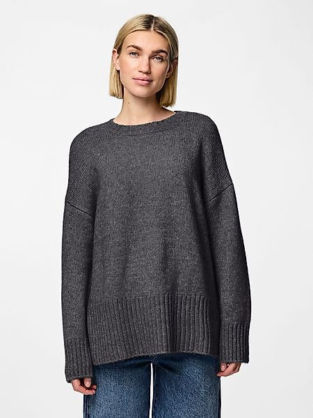 pieces Rundhalspullover PCNANCY LS LOOSE O-NECK günstig online kaufen