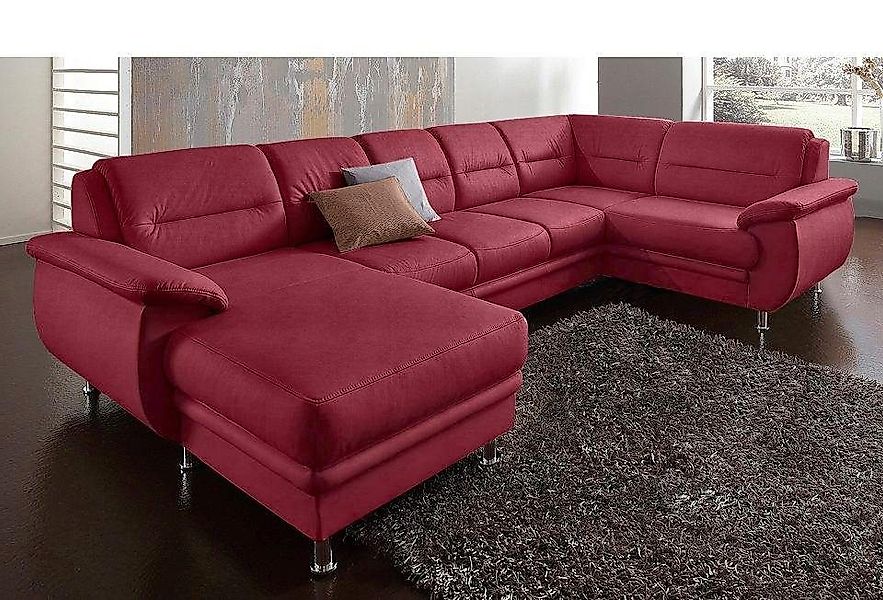 sit&more Wohnlandschaft "Mailand U-Form", wahlweise mit Bettfunktion, frei günstig online kaufen