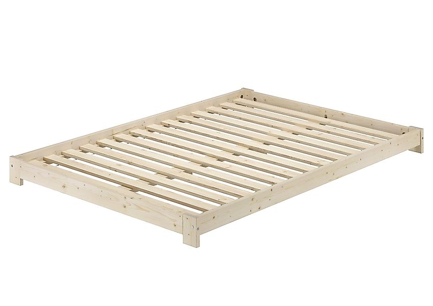 ERST-HOLZ Bett Ehebett Bodennah Fichte/Tanne Unbehandelt günstig online kaufen