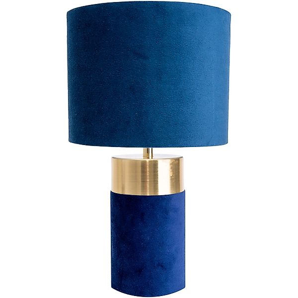 Näve Tischleuchte Bordo Blau 32 cm günstig online kaufen