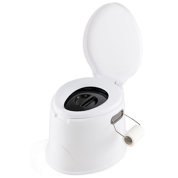 COSTWAY Campingtoilette, mit tragegriff und Toilettenpapierhalter, günstig online kaufen