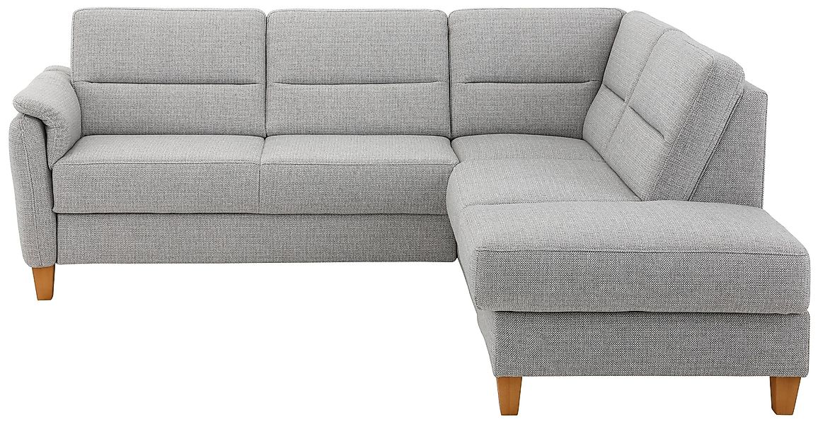 Home affaire Ecksofa "Palmera L-Form, B: 236 cm" Federkern, wahlweise mit B günstig online kaufen