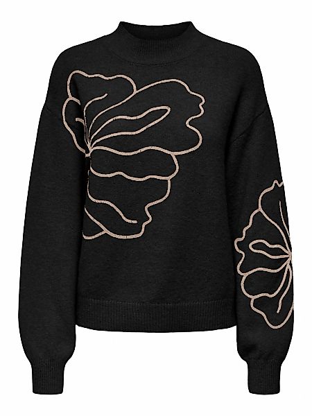 JDY Strickpullover "JDYJELLA L/S FLOWER PULLOVER KNT NOOS" günstig online kaufen