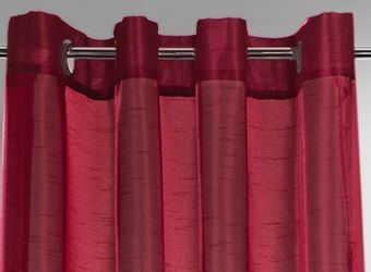 Weckbrodt Vorhang "Klara" Ösen 1 Stk. tlg. Wildseiten-Optik, halbtransparen günstig online kaufen