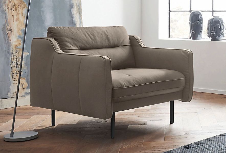 Home affaire Sessel "Nordfyn" edles Design in 3 Bezugsqualitäten, Design by günstig online kaufen