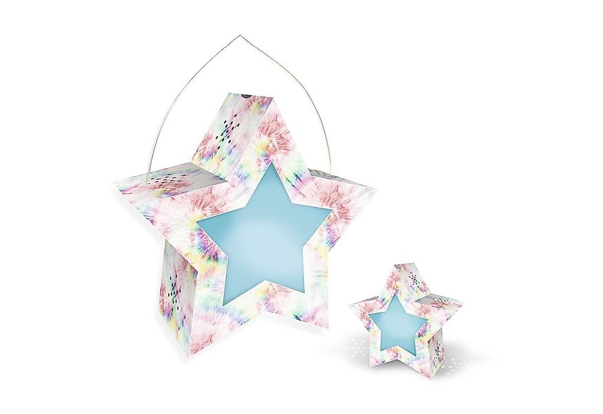 Ursus - Ludwig Bähr Umzugslaterne Ursus "TWINKLE STAR" Regenbogen Batik Lat günstig online kaufen