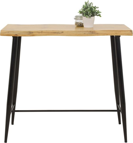 HELA Bartisch "GABI" Baumkantentisch, 120 cm Breite, Industrial Design, Wil günstig online kaufen