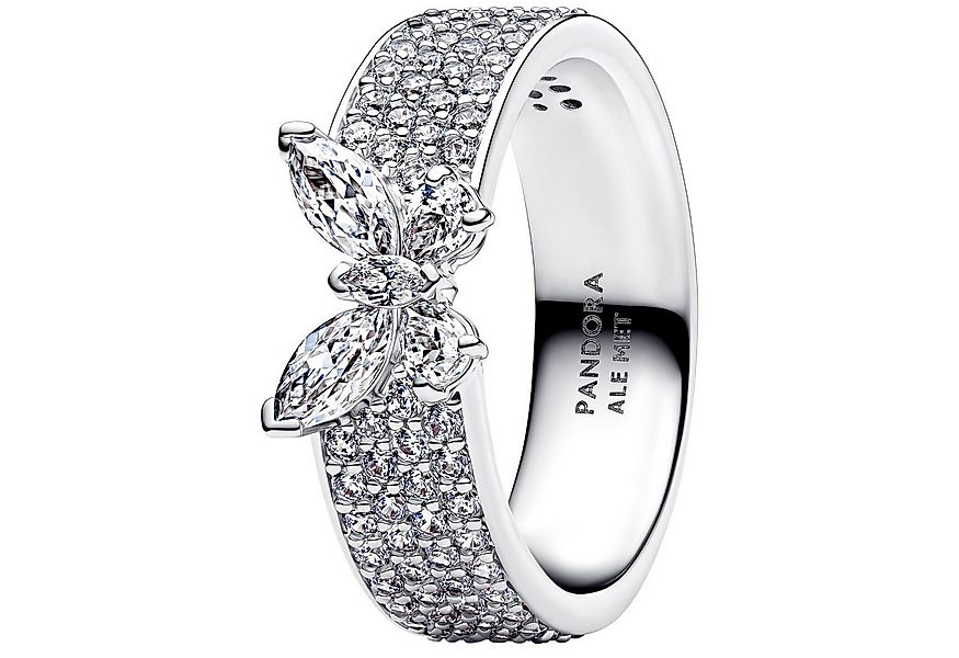 Pandora Silberring Damen-Funkelnder breit Silber günstig online kaufen