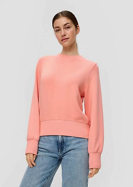 QS Sweatshirt Sweatshirt aus Interlockjersey günstig online kaufen