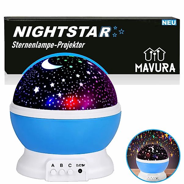 MAVURA LED-Sternenhimmel NIGHTSTAR Sternenhimmel Projektor Kinder günstig online kaufen