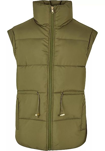 URBAN CLASSICS Jerseyweste "Damen Ladies Waisted Puffer Vest", (1 tlg.) günstig online kaufen