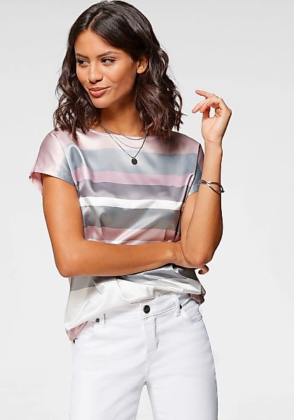 Laura Scott Shirtbluse in modischem Streifen-Design - NEUE FARBEN günstig online kaufen