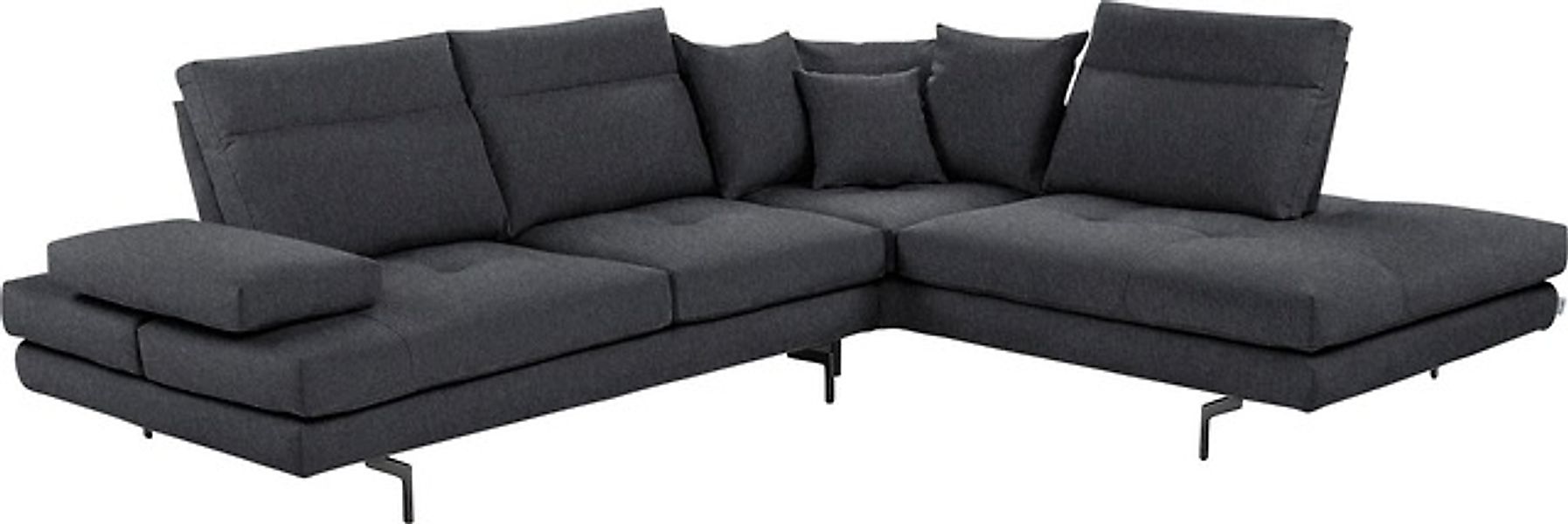 CALIA ITALIA Ecksofa »Toby Wing, Komfortsofa mit Sitzkomfort der Extraklass günstig online kaufen