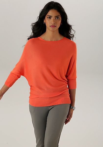 Aniston SELECTED Strickpullover mit U-Boot-Ausschnitt günstig online kaufen